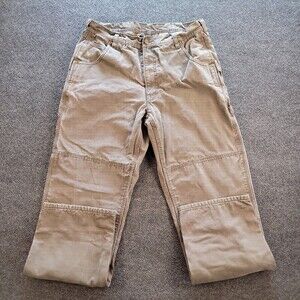 Lakin & McKey Men's Double Knee Carpenter Pant 34x32 Gray Baggy